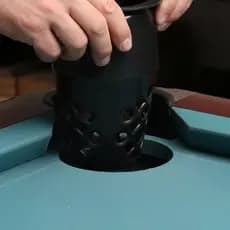 6 Peças De Grande Capacidade Estendida Mesa De Bilhar Bolso Universal Ajuste Cesta De Coleta De Bola Profunda Resistente