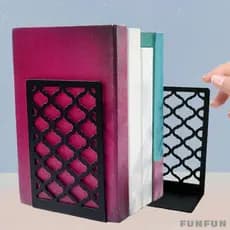 [Funfun] 2 Peças Suportes Para Livros De Mesa Suporte Multifuncional CD Estudo Moderno