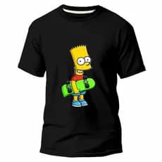 camisetas simpsons 100% algodão 3.0 confortável malha fresca veste masculino e feminina ótima Qualidade