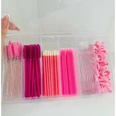 KIT LASH PORTÁTIL - CAIXA ORGANIZADORA DE FERRAMENTAS PARA CÍLIOS  120 itens