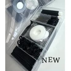 KIT UTENSILIOS LASH PORTÁTIL - CAIXA ORGANIZADORA DE FERRAMENTAS PARA CÍLIOS