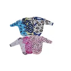 Body Manga Longa Estampado Suedine 100% algodão enxoval bebê.