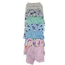 Kit c/4 Shorts bebê suedine 100% algodão