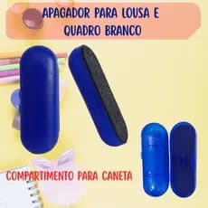 APAGADOR P/ LOUSA QUADRO BRANCO PORTA PINCEL MARCADOR - WPL20147