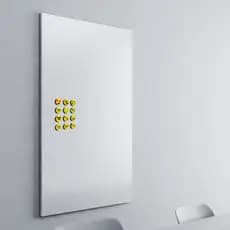 Painel Metálico 60X40cm Várias Cores Mural De Fotos e recados + 12 Imãs