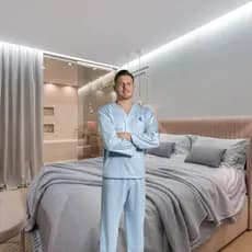 Pijama Flanelado moletinho Masculino Quentinho confortável