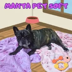 Manta Cobertor Soft Pet Gato Cachorro Antialérgico Lavável Confortável Macio