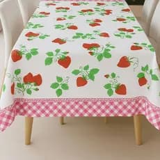 Toalha de Mesa Estampada Retangular Tamanho1,45 m x1,00 m para 4 lugares Decoração para Mesa de Cozinha e Mesa de Jantar