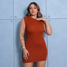 Vestido Preto Midi Tricot Premium Feminino Canelado Casual