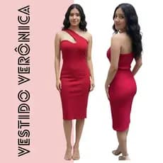 Vestido Midi regata com Fenda lateral Canelado Feminino