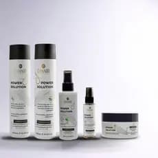 Kit Power Solution - Força e Crescimento Shampoo, Condicionador, Máscara, Leave in e Tônico - Dihair