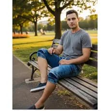Bermuda Jeans Capri 3/4 Masculina Saruel Skinny Calça Jogger short com Punho