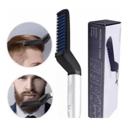 Chapinha Pente Elétrico bivolt 110v e 220v Modelador Alisador Barba E Cabelo Prático Masculino Para Homens