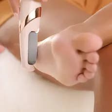 Lixador Pé Elétrico Esfoliador Tira Calos Pedicure Portátil Lixa Podologa Spa dos Pes Elimina Calosidade e Rachadura Usb