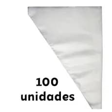 Saco De Confeitar Medio 100 Unidades Confeitaria Bolo Doce Cupcake