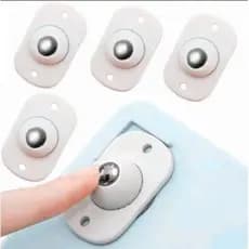 Rodinhas Moveis Kit com 4/8/12  Rodas Adesivas Para Mover Móveis Deslizantes Rodizio Organizador Casa