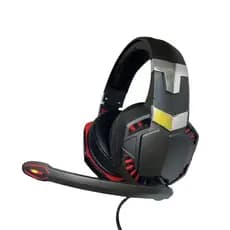Headset Gamer Fone de ouvido Headphone com Microfone LED entrada USB e P3 Marca WL