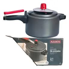 Panela De Pressão Teflon Com Revestimento Antiaderente Alegrete 2,5L