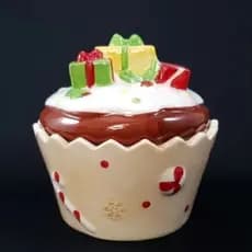 NATAL POTE DOCEIRA COM TAMPA DE CERÂMICA - WINCY
