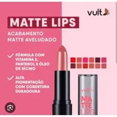 Batom Matte Hidra Lips Vult Real Color