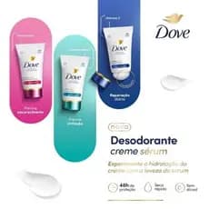 Desodorante Antitranspirante Creme Sérum Dove Previne Escurecimento