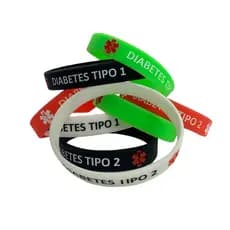 Pulseira Adulto de Identificação Alerta Médico Diabetes