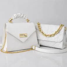 Kit Duplo de Bolsas Femininas | Estilo Moderno + Clássico