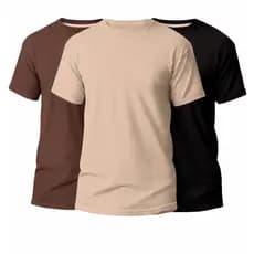 Kit 3 Camisetas Masculina Algodão Premium Básicas Lisas Camisa Blusa T-Shirt Várias Cores
