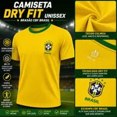 Camiseta Dry Fit Masculina Feminina Unissex Respirável