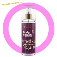 Body Splash Ameixa Negra 200ml Fragrância Marcante Perfume Feminino Colônia Pós Banho Hidratante