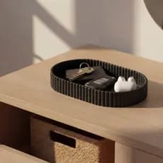 Bandeja Decorativa Organizador Multiuso Porta Objetos Chaves Lavabo Sala Quarto Porta Joias