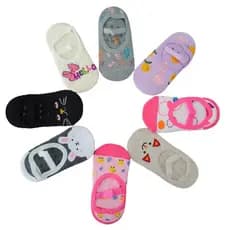 Kit 2, 3 ou 6 Pares Meia Sapatilha Antiderrapante Infantil para Menino ou Menina 0 até 10 anos