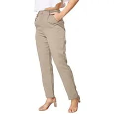 Calça Social Cintura Alta Alfaiataria Reta Plus Size Trabalho