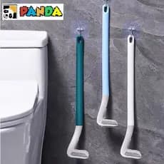 Escova Sanitária Golfe Silicone Com Adesivo Para Parede Limpar Vaso Privada Banheiro Toalete