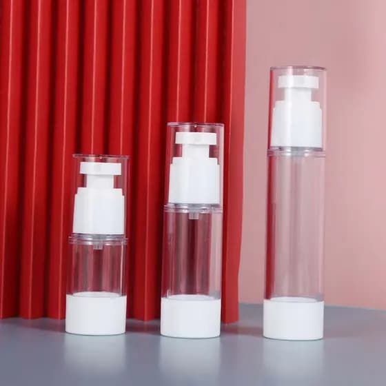 Frasco Pump por Pressão em 3 tamanhos para Creme Sérum Produtos Cosméticos