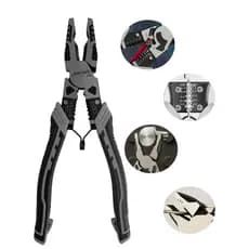 Alicate Titanium PRO 9" Multifuncional para Corte Crimpagem Decapagem de Cabos Cabo Antiderrapante