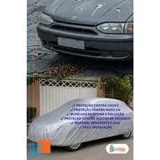 Capa Impermeavel para cobrir carros tamanho 4,65 x1,5 m protege contra raios solares chuva sujeira