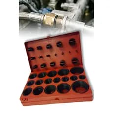 Kit Anel De Vedação O Ring Borracha Diversos Tamanhos Hidráulica Compressor Torneira estojo c/419 arruelas