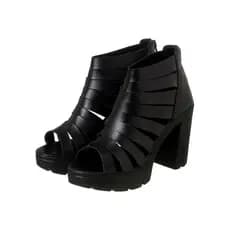 Sandália Gladiadora Salto feminino moda confortável coturno novidade