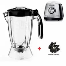 Copo Liquidificador Compatível Mondial Eletronic Inox Filter