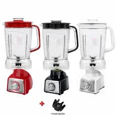 Copo Liquidificador Compatível Mondial Turbo Inox L1000/w + Arraste Extra