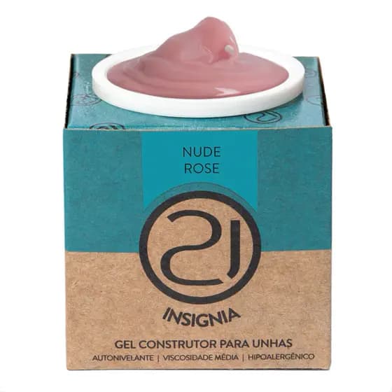Gel Unha de gel Nails 21 Builder Construtor Nude Rose 16g