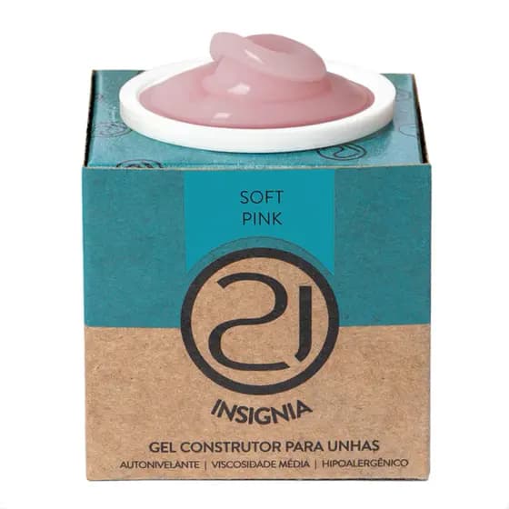 Gel Unha de gel Nails 21 Builder Construtor Soft Pink 16g