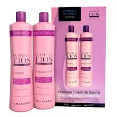 Kit Plástica dos Fios Manutenção Shampoo Condicionador 1L
