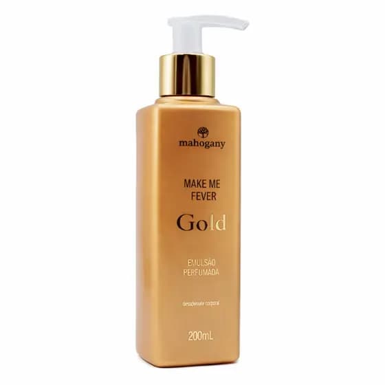 Hidratante Corporal Mahogany Make Me Fever Gold 200ml