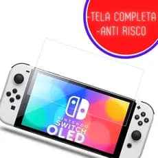 Película Vidro Protetor Switch Oled Tela Anti Risco Compatível Nintendo switch Temperado Inteira