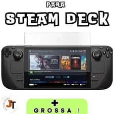 Película Steam Deck Vidro Temperado 0,33mm 9H Proteção Risco Tela Videogame Nintendo Protetor HD