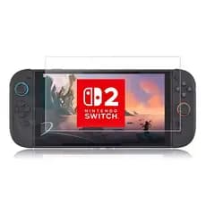 Película de Vidro Temperado 9H para Nintendo Switch 2 - Protetora Transparente Anti Risco Proteção