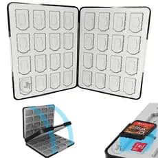 Estojo Magnético P/ Nintendo Switch 32 Cartucho Jogo + 32 SD