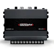 Módulo Amplificador Digital Automotivo SD400.4 SounDigital EVO6 400w RMS 4 Ohms Original